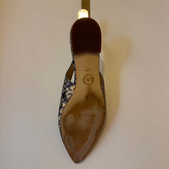 VERY GOOD CONDITION, 7.5 WOMENS, MICHAEL KORS SLINGS - Picture 5 of 6